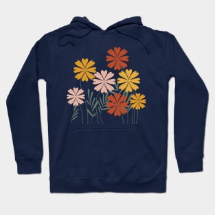 Cute Simplistic Flowers Hoodie